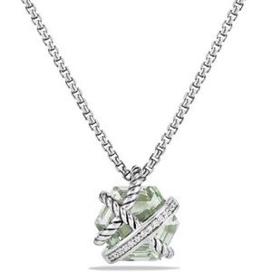 David Yurman Prasiolite Wrap Necklace